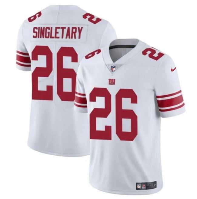 Men & Women & Youth New York Giants #26 Devin Singletary White Vapor Untouchable Limited Stitched Jersey->new york giants->NFL Jersey